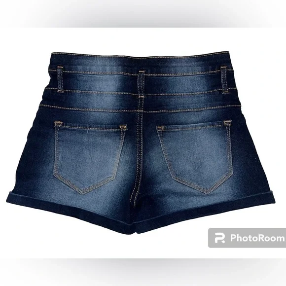 NOBO MID RISE DENIM SHORTS size 5 - Picture 2 of 3